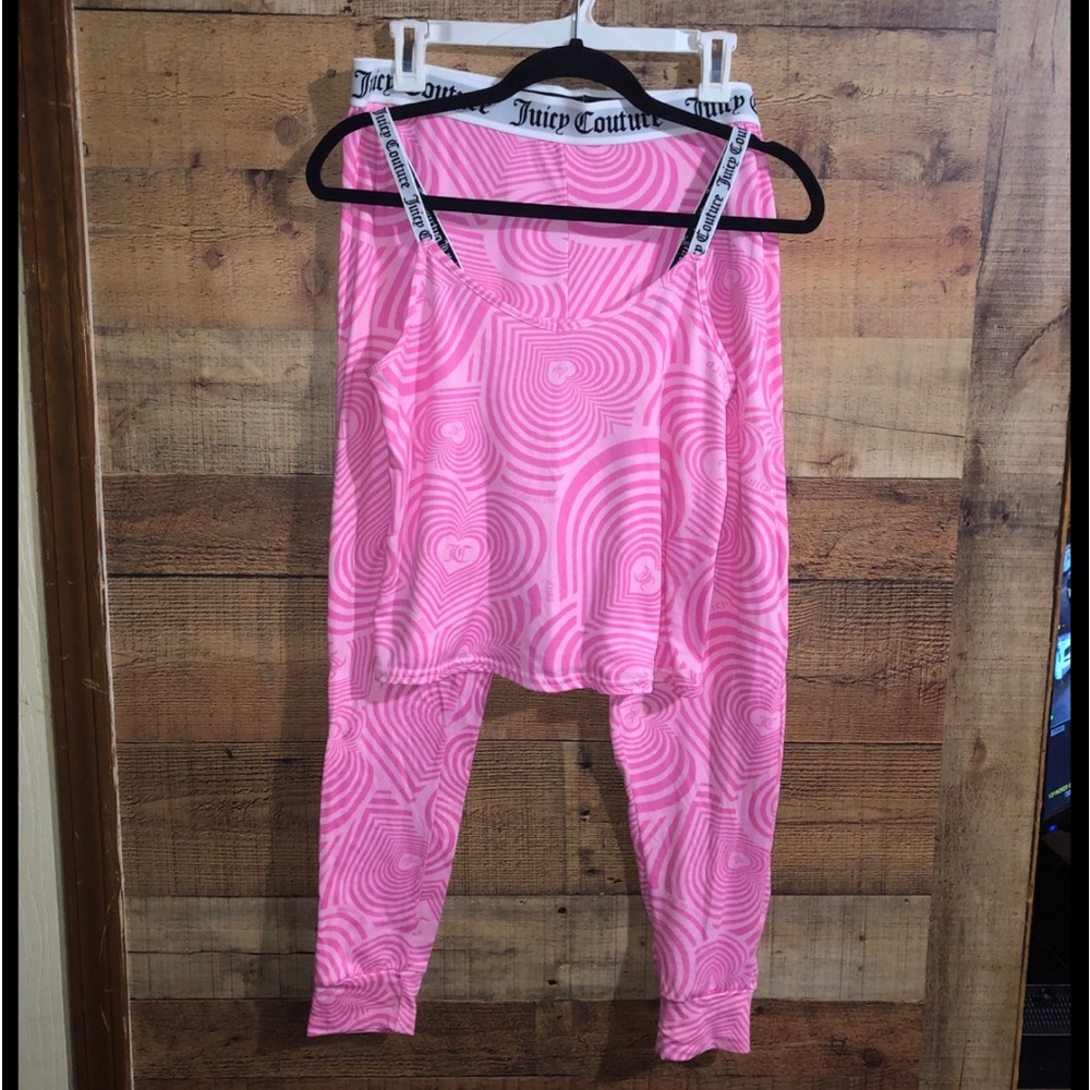 💕 Juicy Couture Pink Heart Pajamas 💕